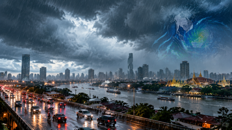 ฝนตกหนักประเทศไทย 9-13 กันยายน 2569 กรุงเทพฯ และหลายพื้นที่